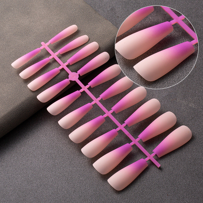Wholesale Gradient Frosted Plastic Nail Stickers